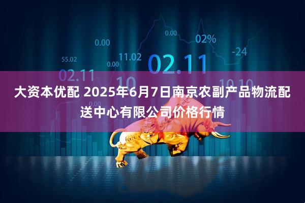 大资本优配 2025年6月7日南京农副产品物流配送中心有限公司价格行情