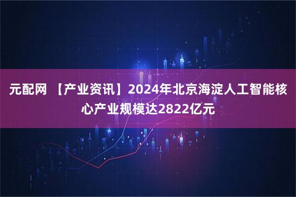 元配网 【产业资讯】2024年北京海淀人工智能核心产业规模达2822亿元